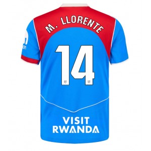 Fotbalové Dres Atletico Madrid Marcos Llorente #14 Třetí Oblečení 2025-26 Krátký Rukáv